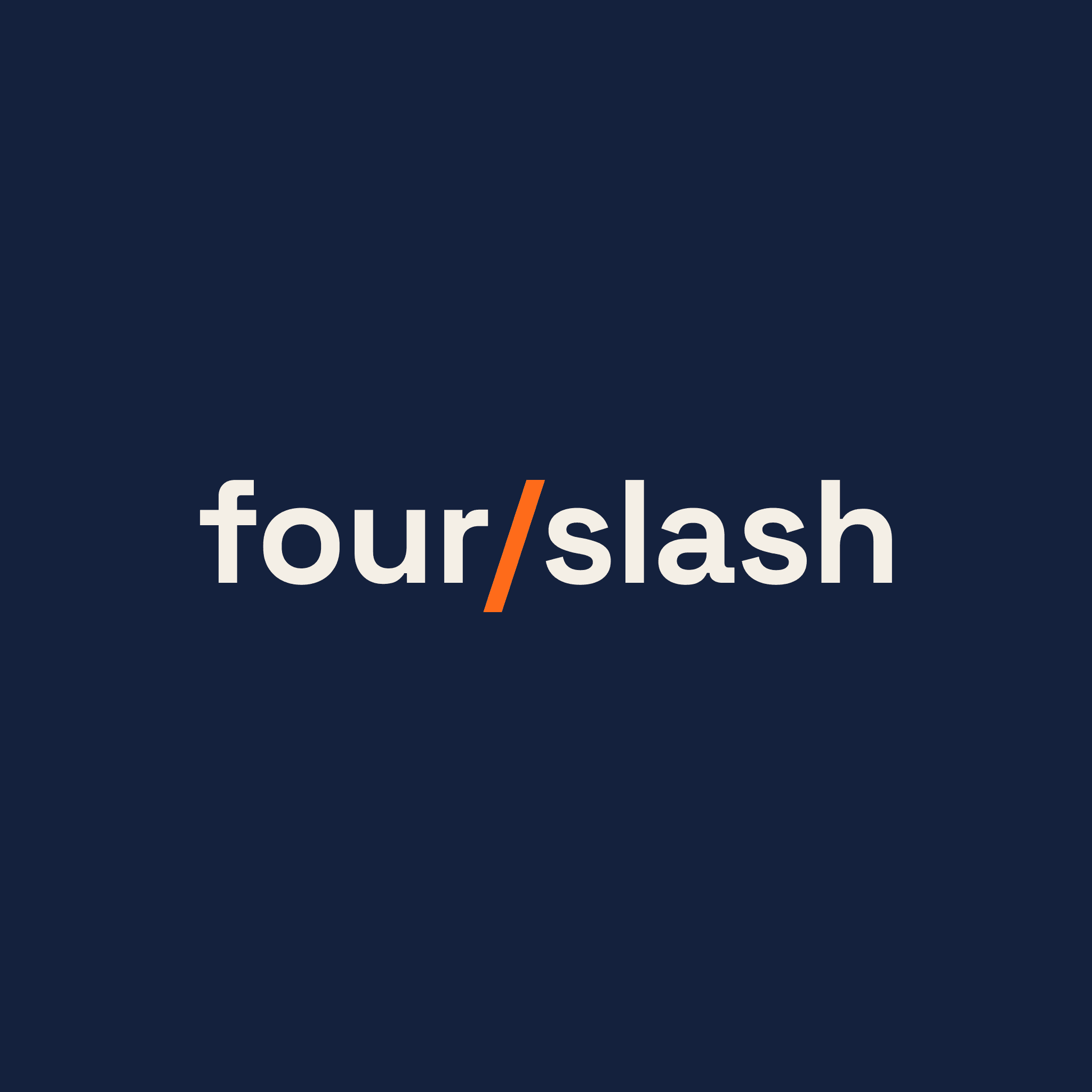 Fourslash logo