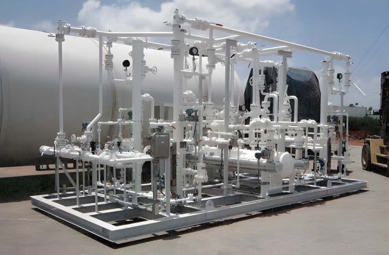Pressure Reducing and Regulating Skids for Gas and Liquid Systems by EN-FAB In